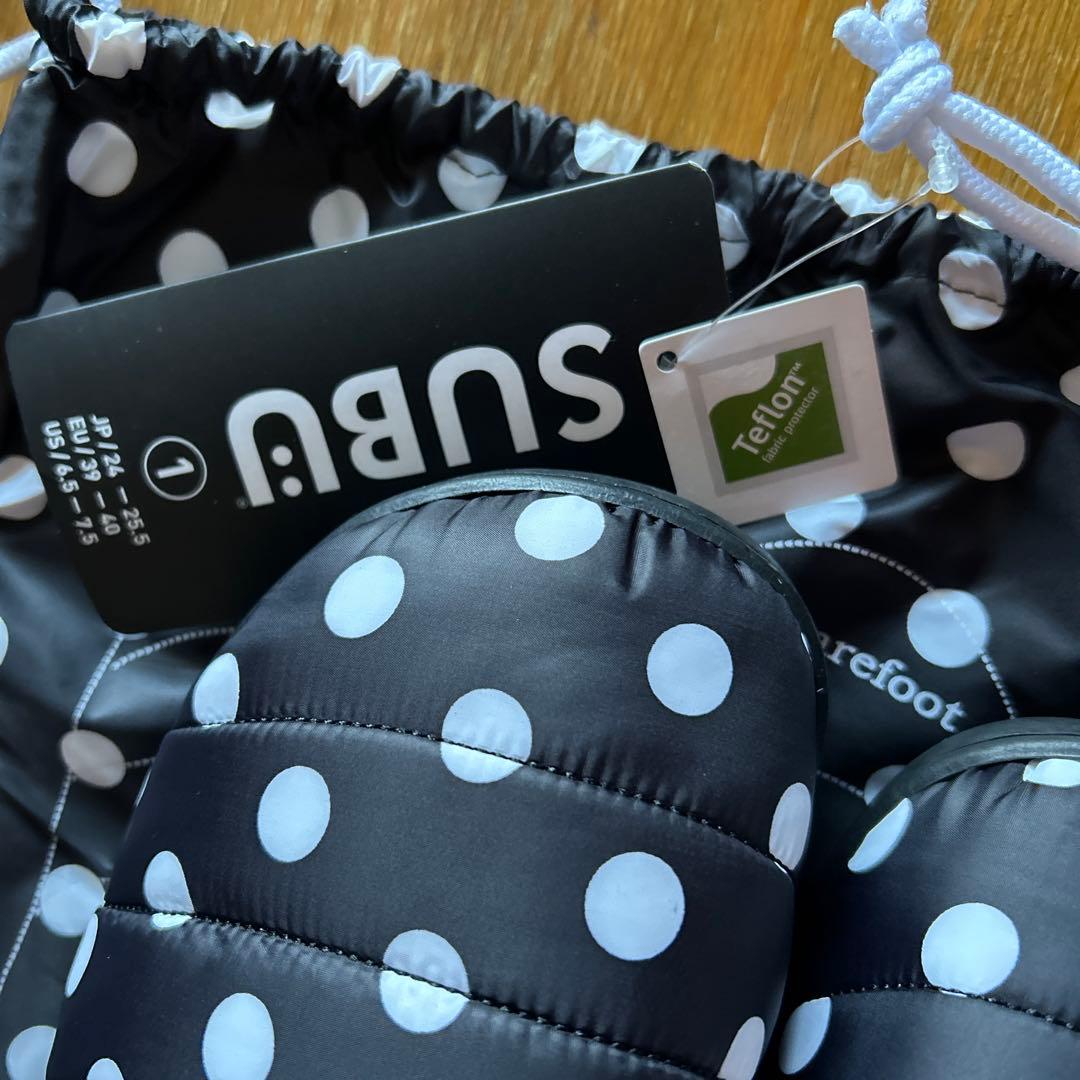 新品未使用subuドット 水玉 サイズ①24-25.5cm SUBUスブ