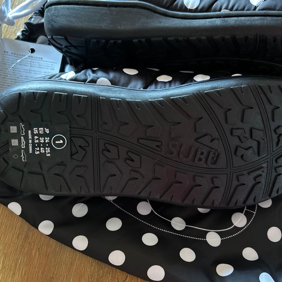 新品未使用subuドット 水玉 サイズ①24-25.5cm SUBUスブ