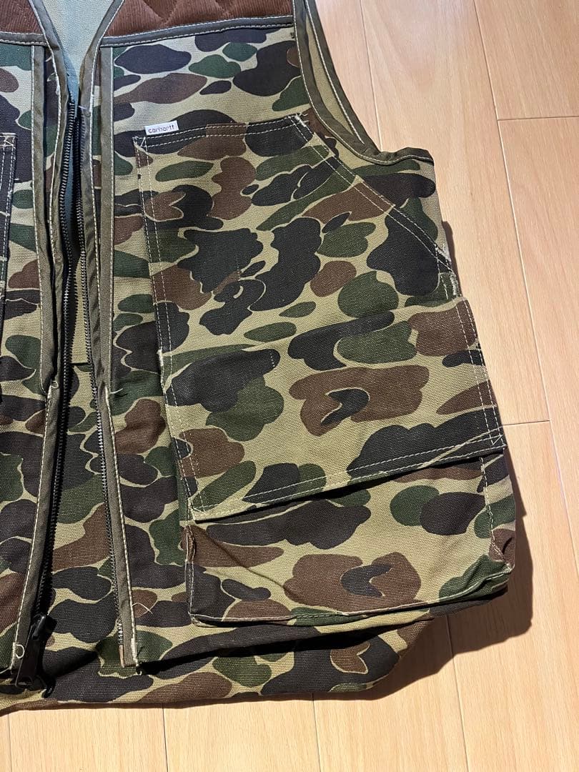 カーハート ダック 迷彩 カモフラ ハンティング ヴィンテージ アメリカ製