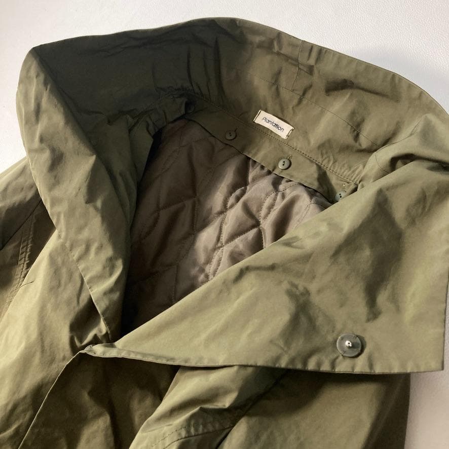 【ビッグサイズ】プランテーション　2WAY キルティングライナー付きモッズコート