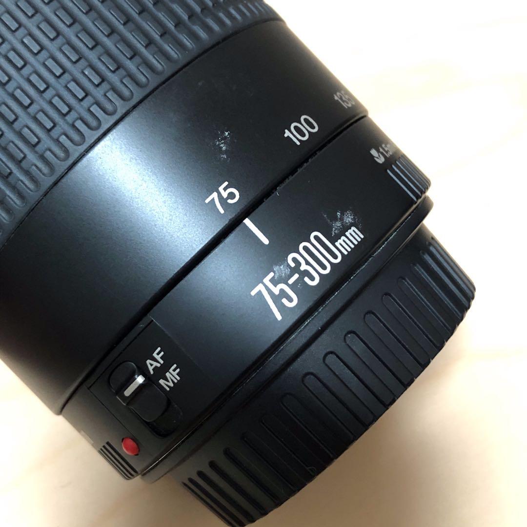 CANON EF28-80mm 75-300mm レンズ2本セット撮影可 現状渡