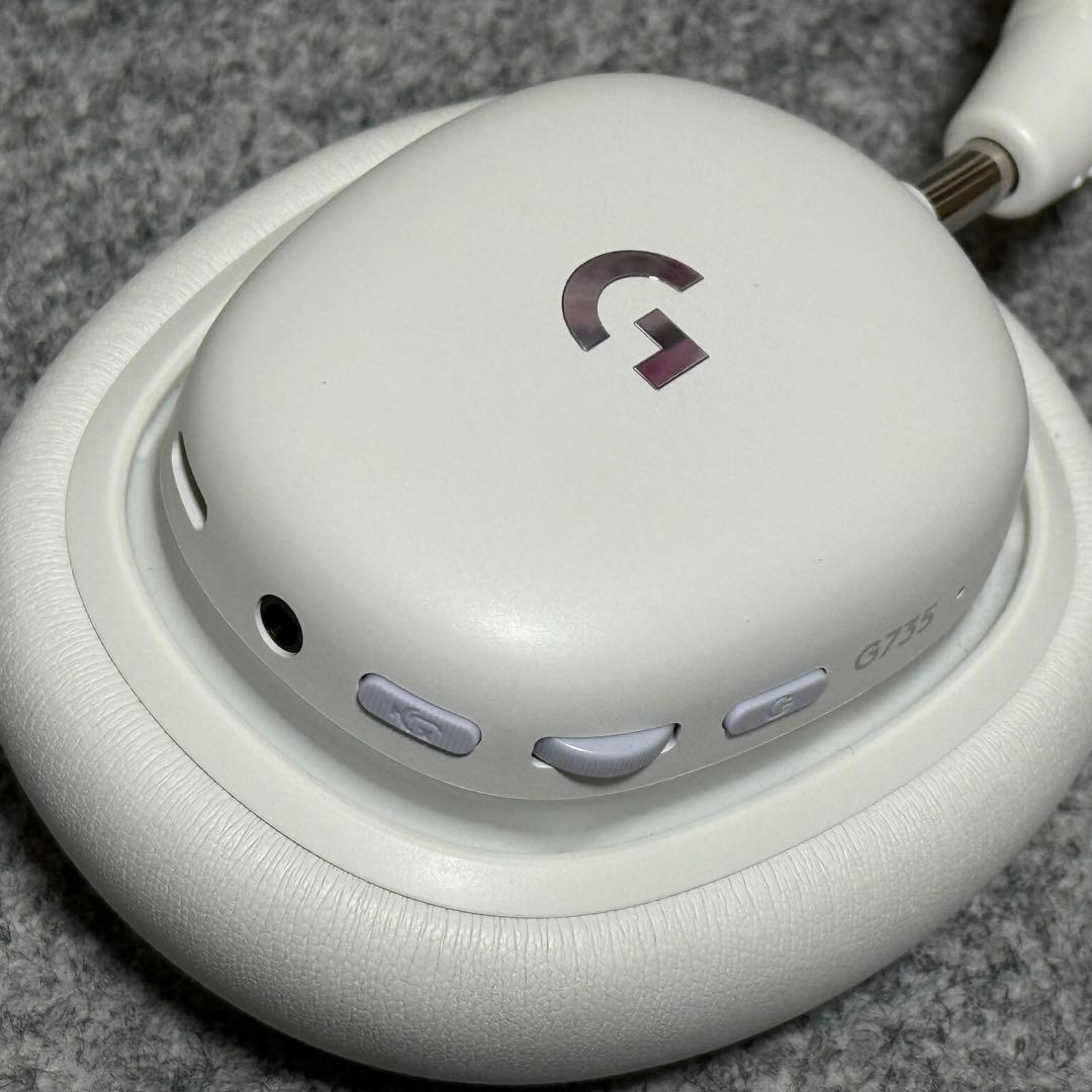 【美品】Logicool G735 ゲーミングヘッドセット ホワイト