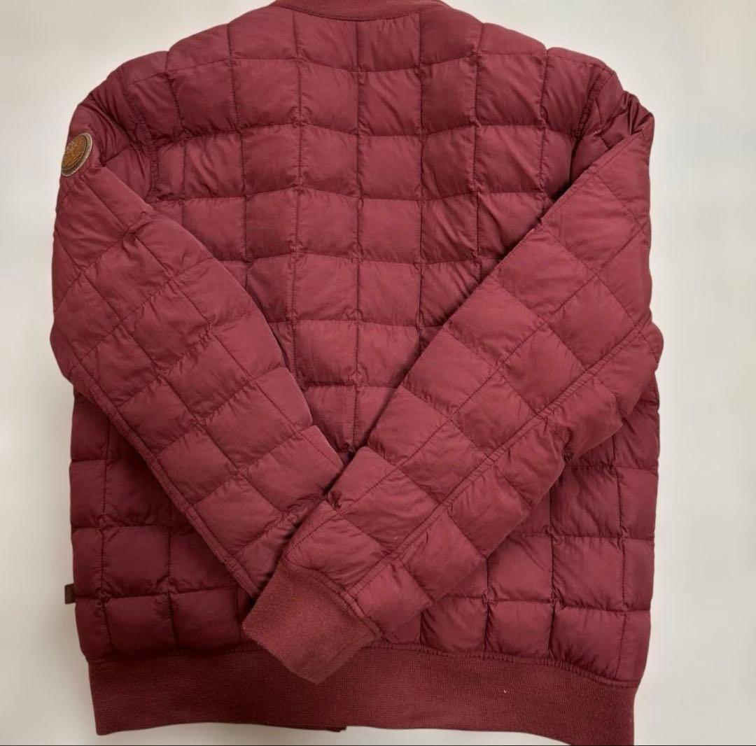 Timberland バーガンディ キルティングダウンジャケット L/6