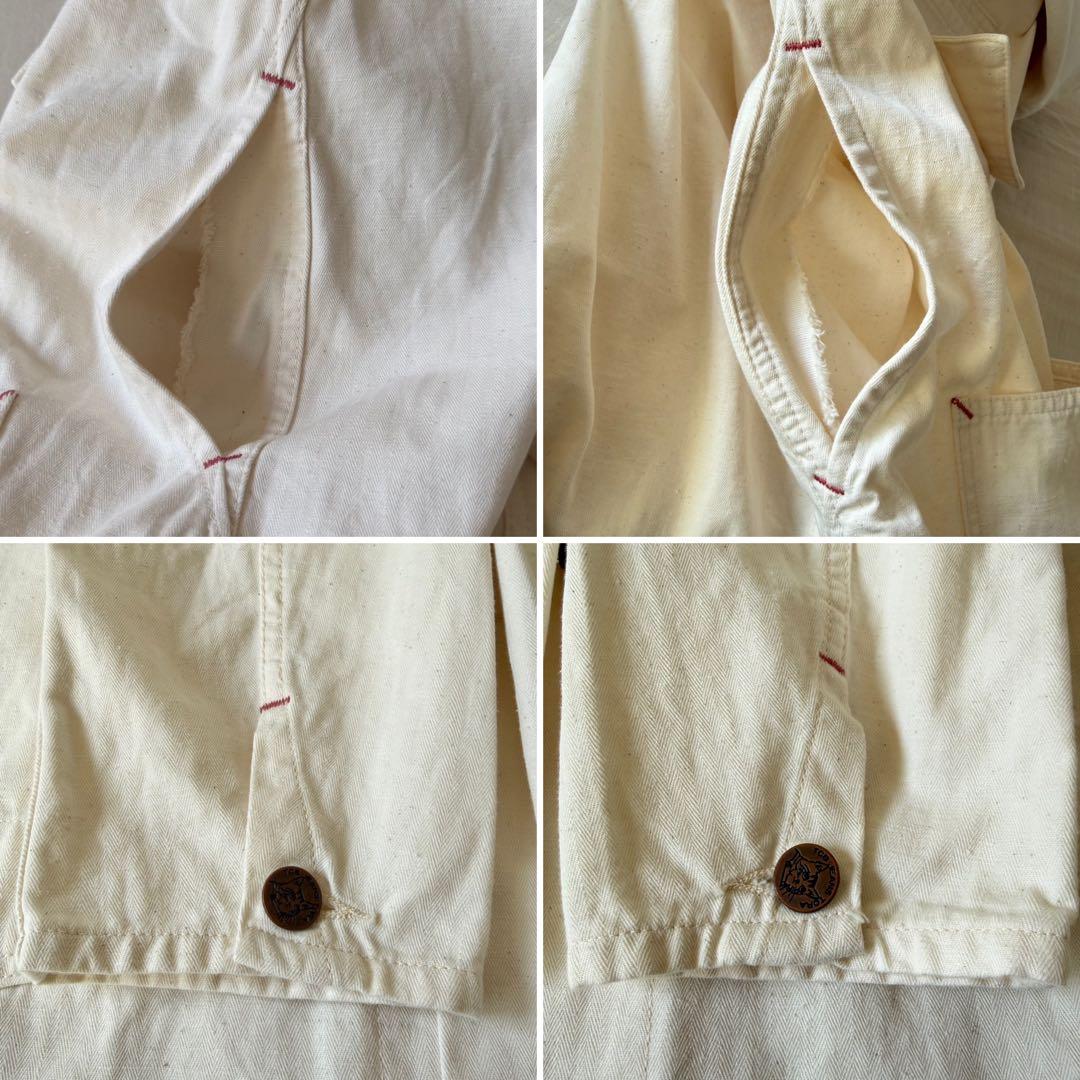 TCB jeans Tabby's Coat HBTタビーズコート 生成り 40