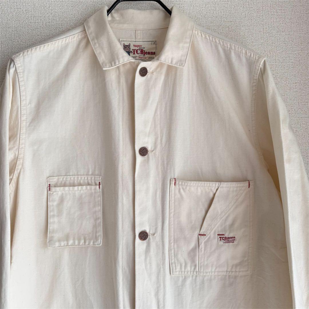 TCB jeans Tabby's Coat HBTタビーズコート 生成り 40