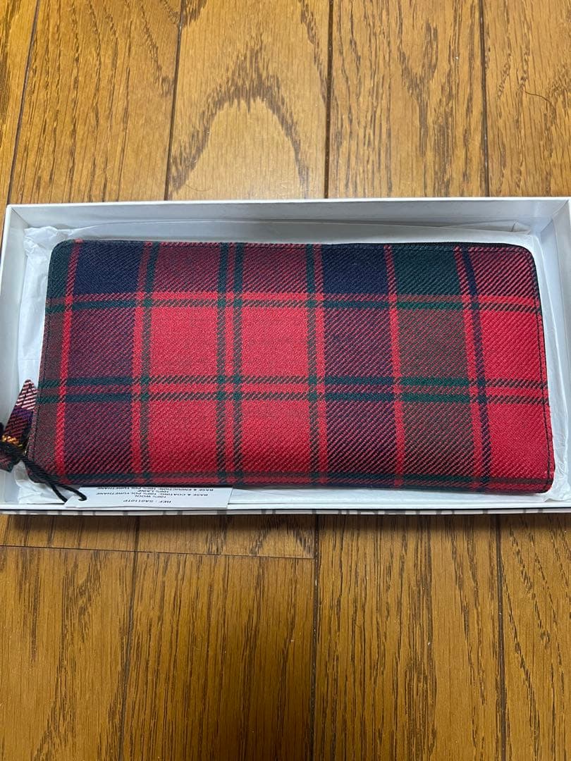 COMME des GARÇONS チェック柄 長財布 コムデギャルソン 新品