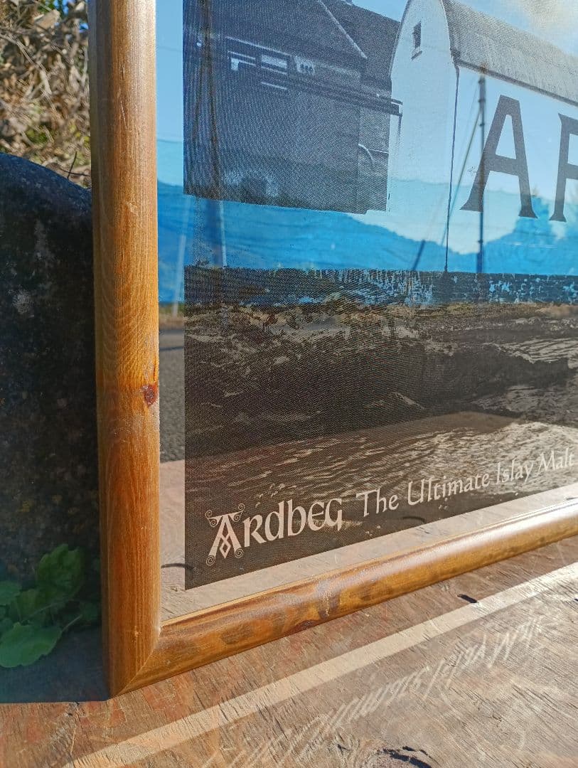アードベッグ　非売品　ヴィンテージ　パブミラー　鏡　ARDBEG 　アイラ島
