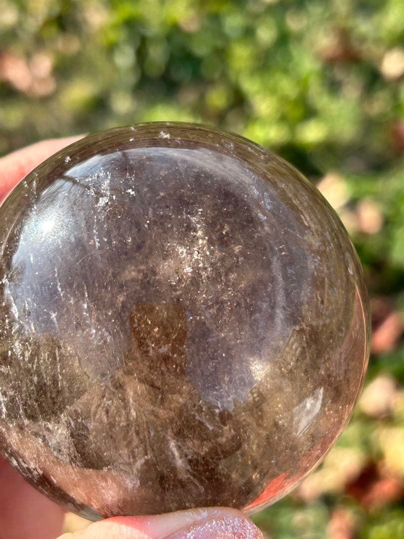 ⭐️ビックサイズ❣️2点セット✨ モリオン＆スモーキークオーツ　スフィア　台座つき⭐️