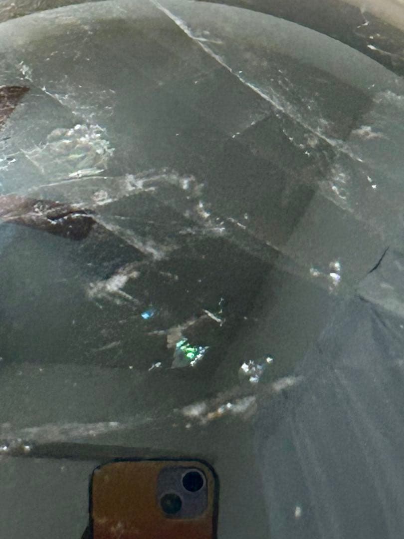 ⭐️ビックサイズ❣️2点セット✨ モリオン＆スモーキークオーツ　スフィア　台座つき⭐️