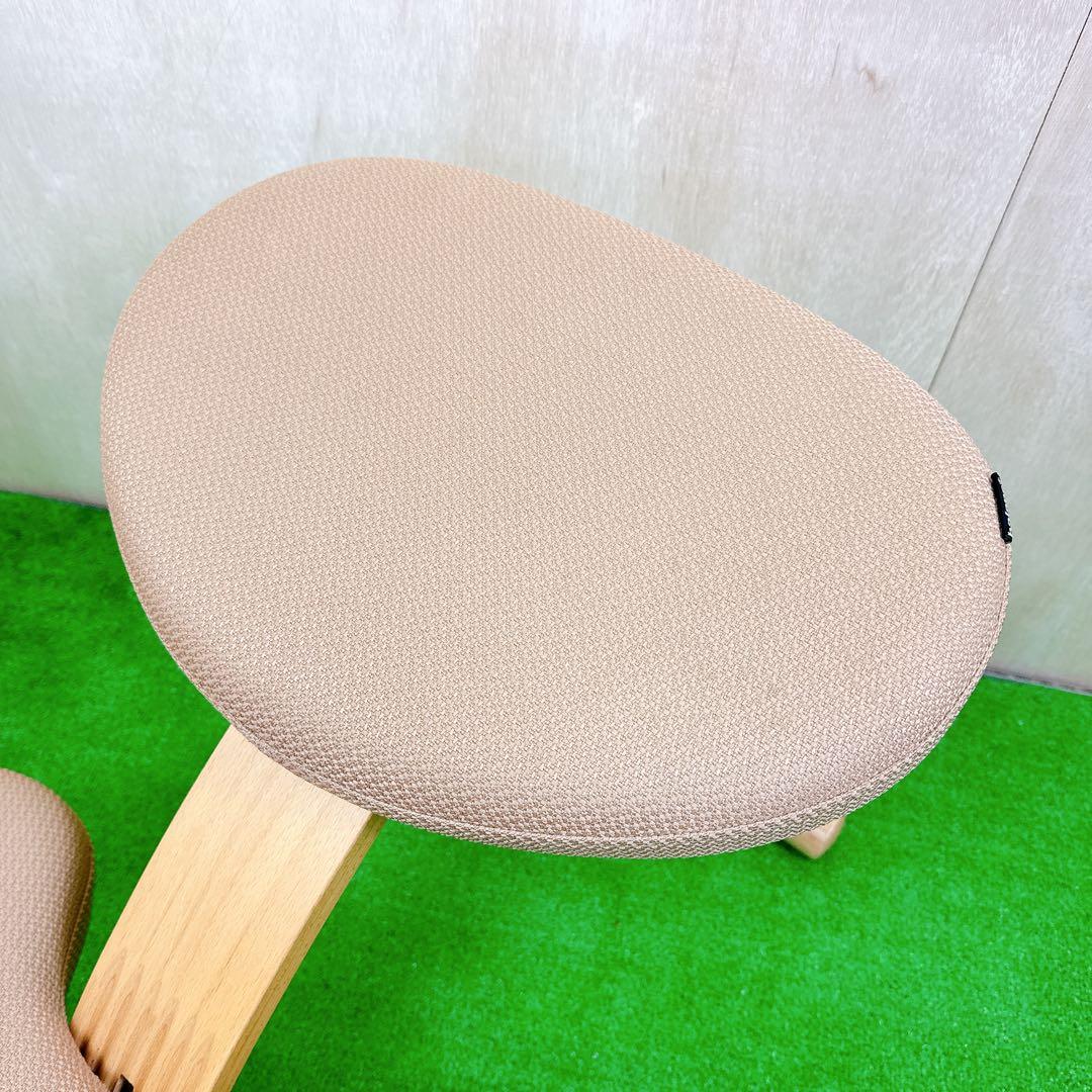 【良品】 サカモトハウス バランスチェアイージー ベージュ 姿勢矯正