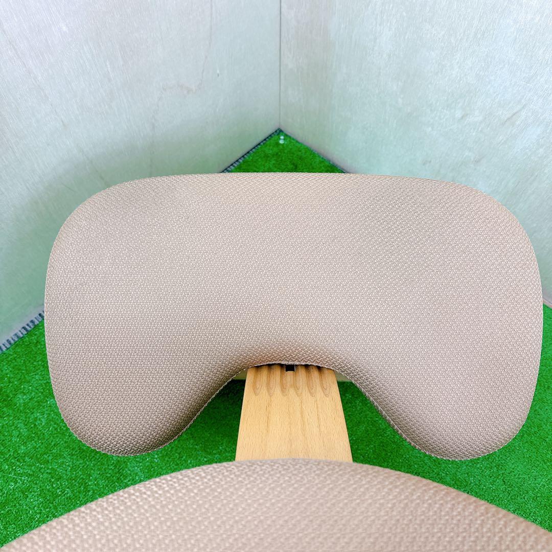 【良品】 サカモトハウス バランスチェアイージー ベージュ 姿勢矯正