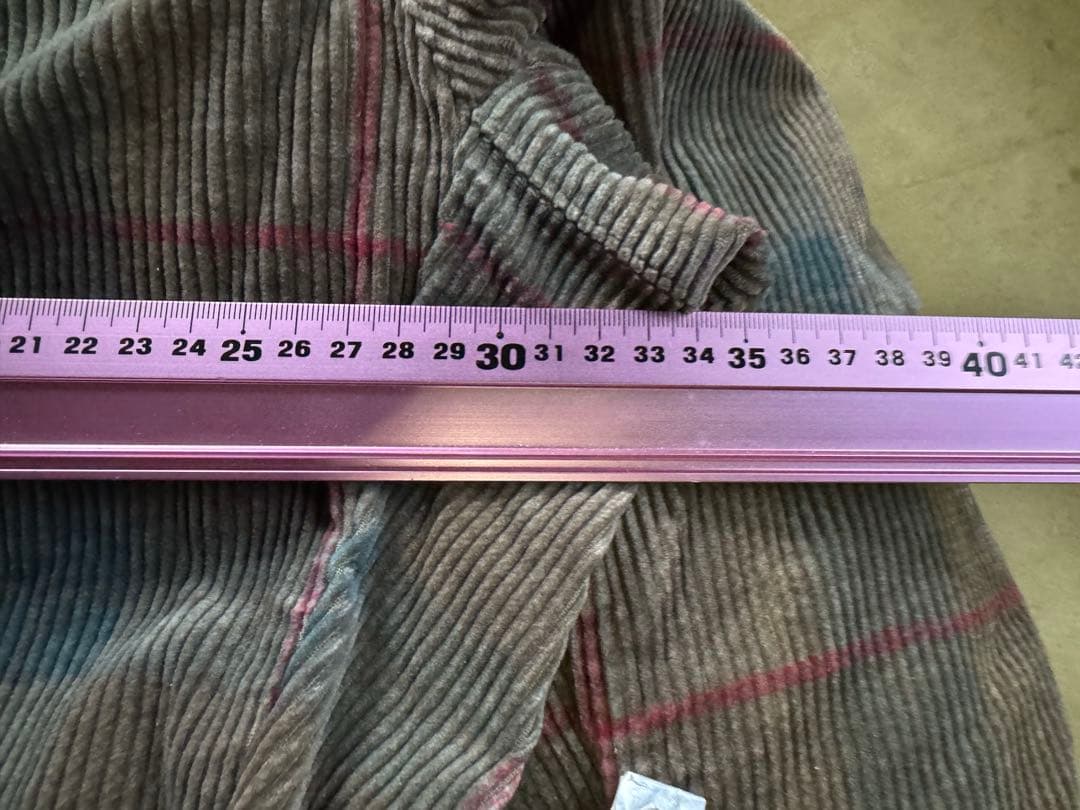 90s polo by ralph laurenチェック柄コーデュロイスラックス