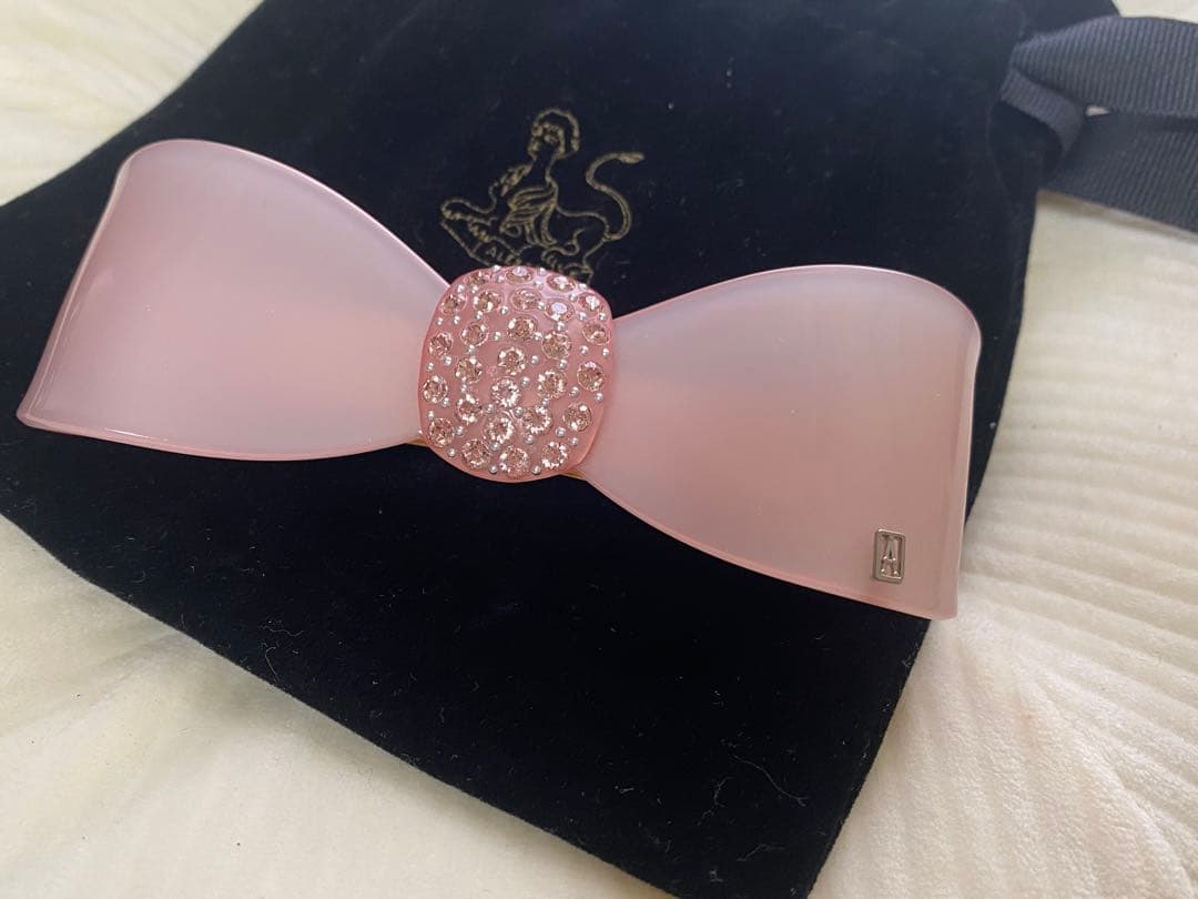 【Alexandre de paris】アレクサンドルドゥパリ　リボンバレッタ