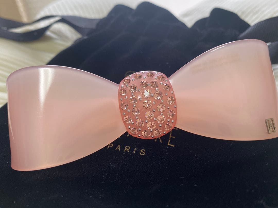 【Alexandre de paris】アレクサンドルドゥパリ　リボンバレッタ