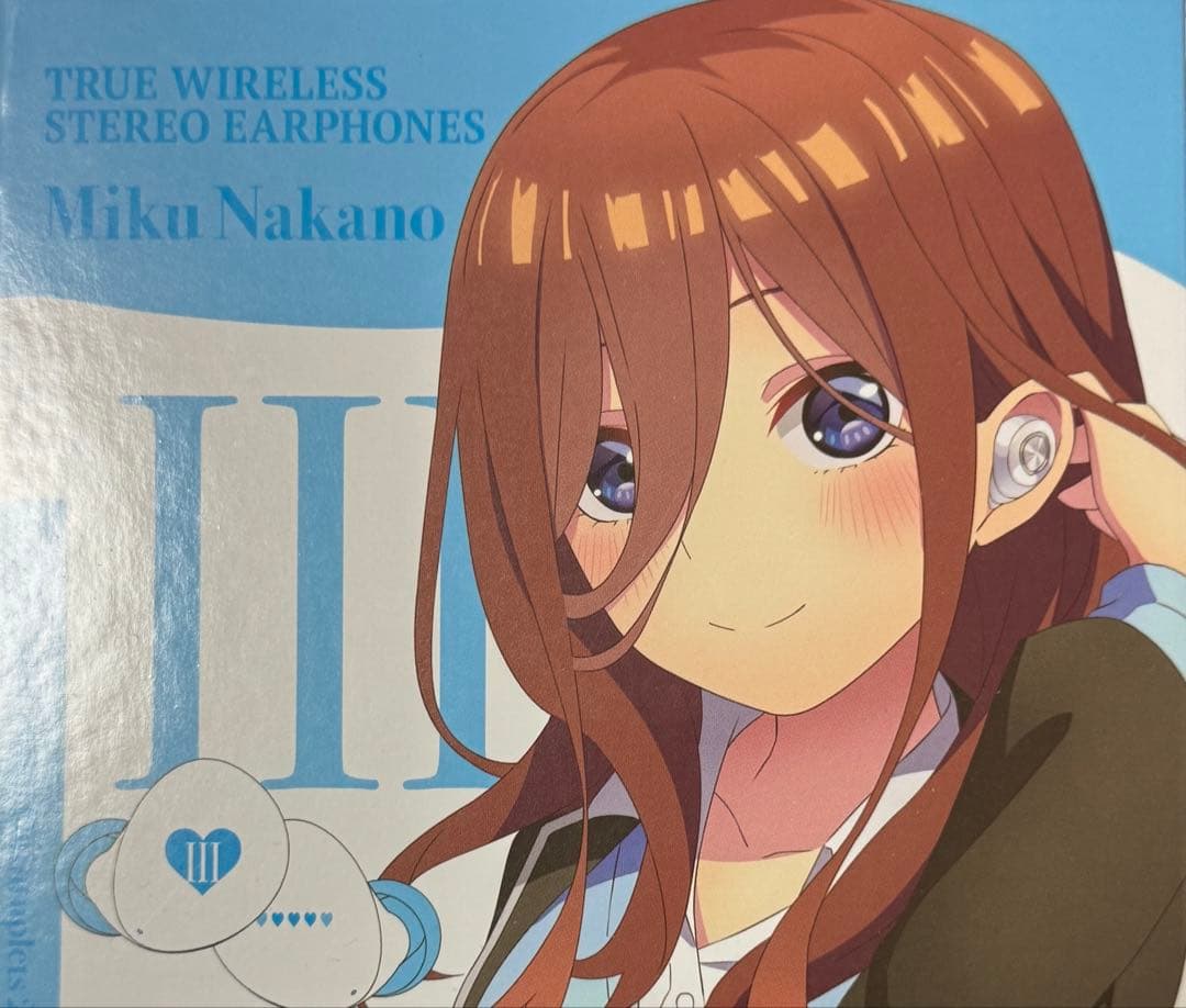 中野　三玖　ワイヤレスイヤホン