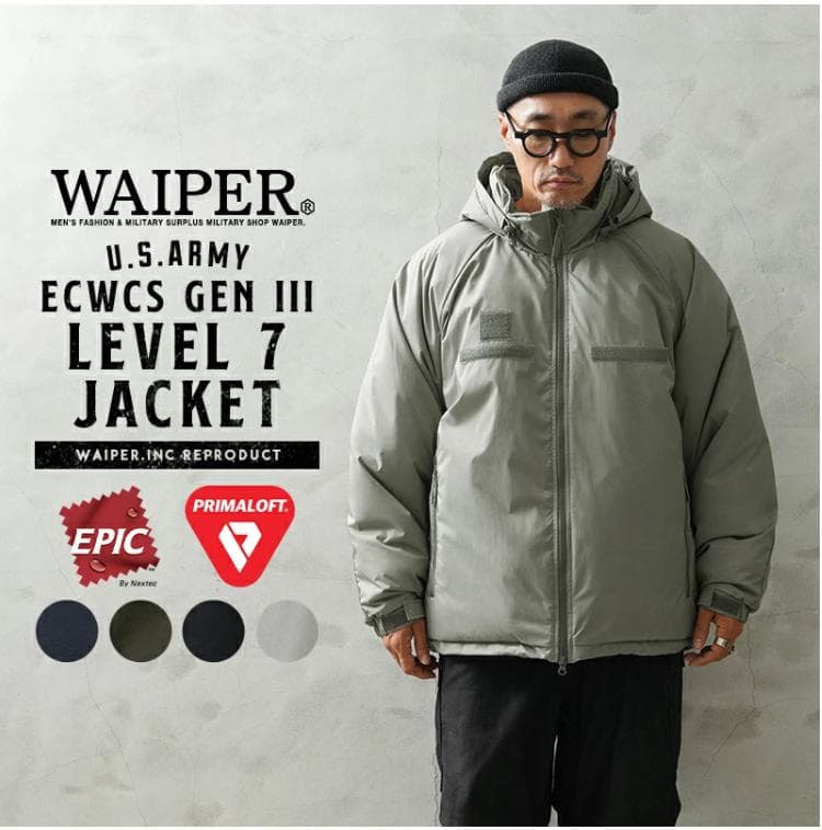 WAIPER.inc ECWCS GEN Ⅲ LEVEL7 EPIC Lサイズ