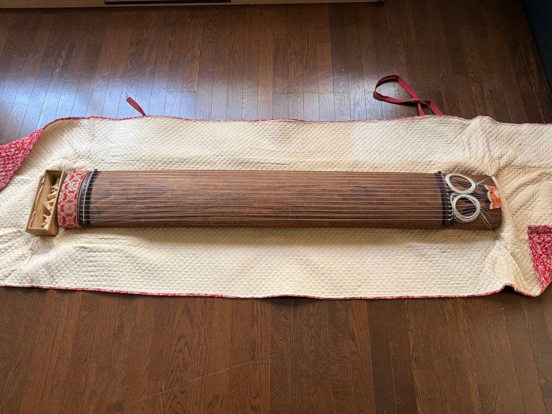 木製 13弦 筝 布ケース付き