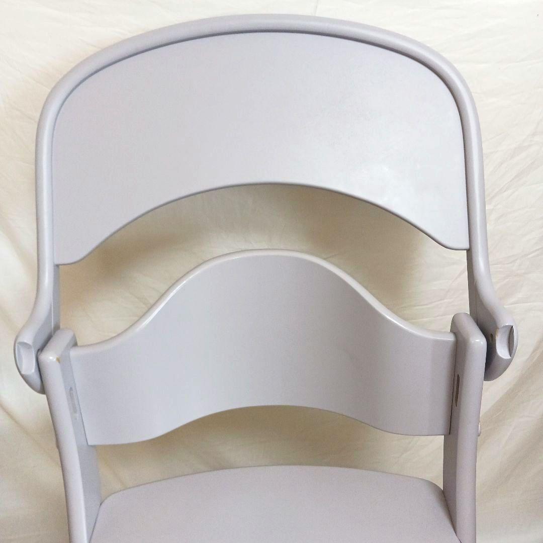 ★【希少】大和屋 アッフルチェア ソフトラベンダー ハイチェア 【組み立て不要】