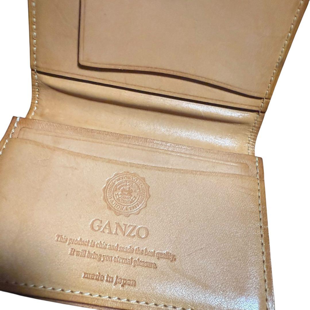 GANZO THIN BRIDLE (シンブライドル)通しマチ 名刺入れ