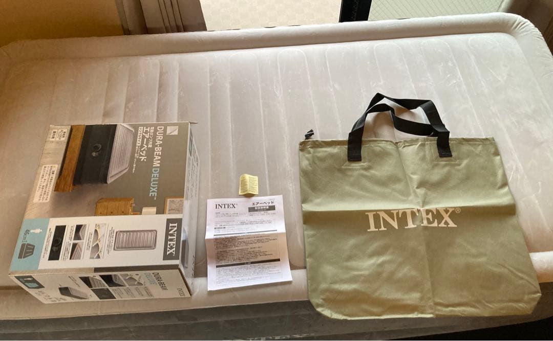 INTEXエアベッド DURA-BEAM DELUXS NTEX専用シーツセット