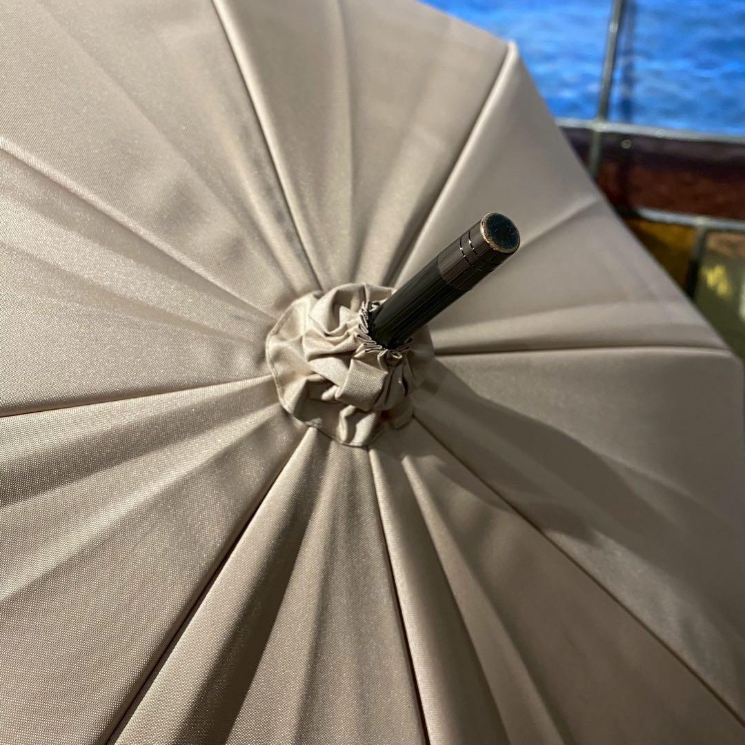 サンバリア100 日傘 長傘 竹手元 レディース