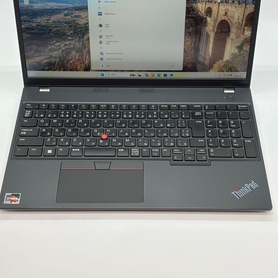 Windowsノート本体 ThinkPad L15 Gen 3 AMD Ryzen 5 PRO 5675U