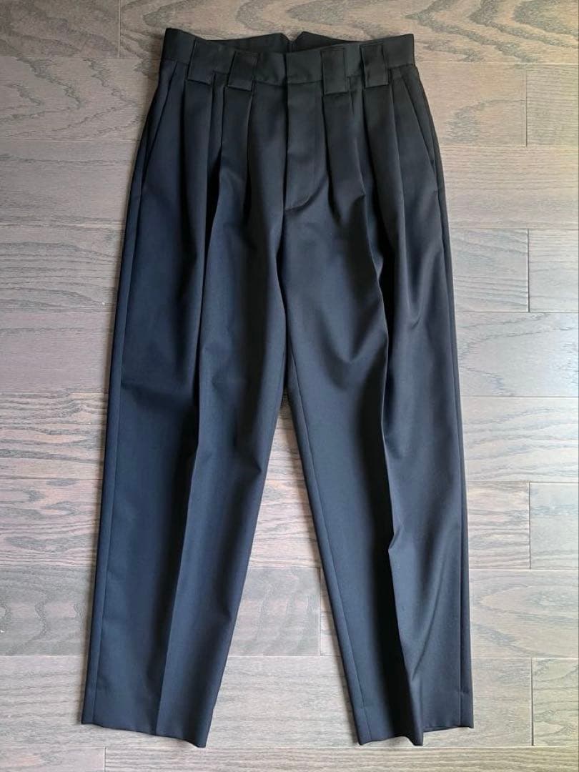 美品 stein DOUBLE WIDE TROUSERS スラックス