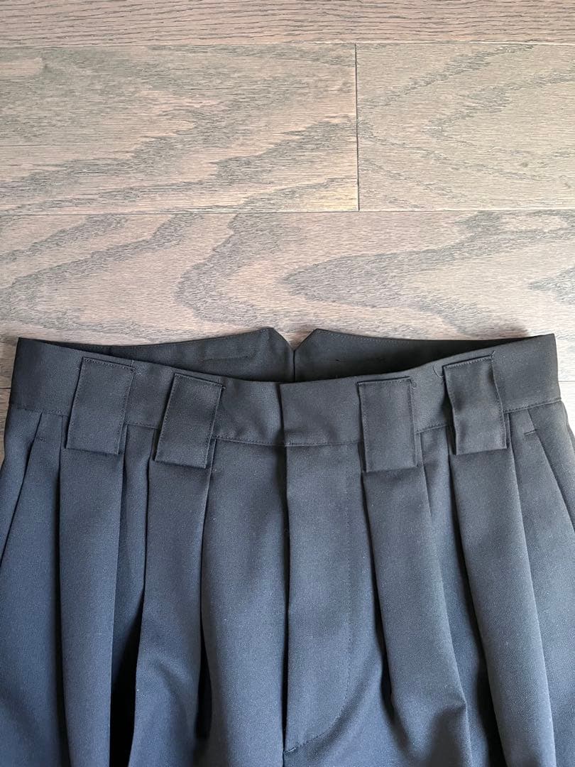 美品 stein DOUBLE WIDE TROUSERS スラックス