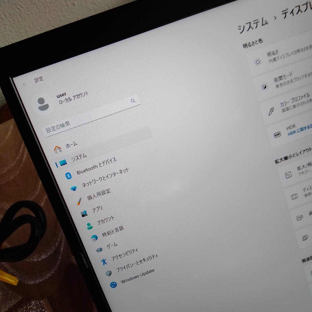 ▷東芝▷１３インチ 1920/1080 11世代 i5 8G 256G