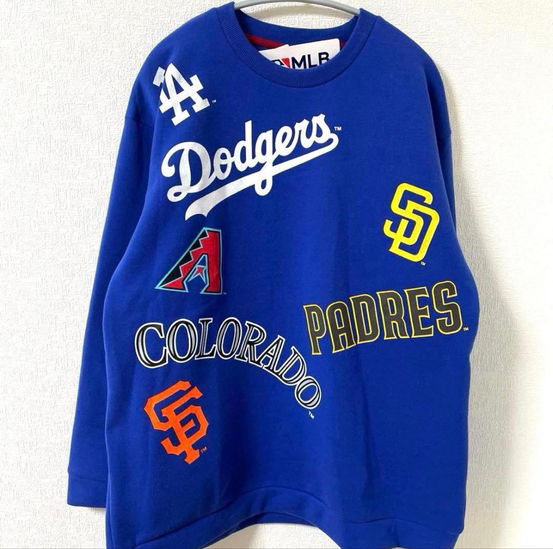 ドジャース　パドレス　トレーナー　裏起毛　長袖　スウェット パンツ　上下セット