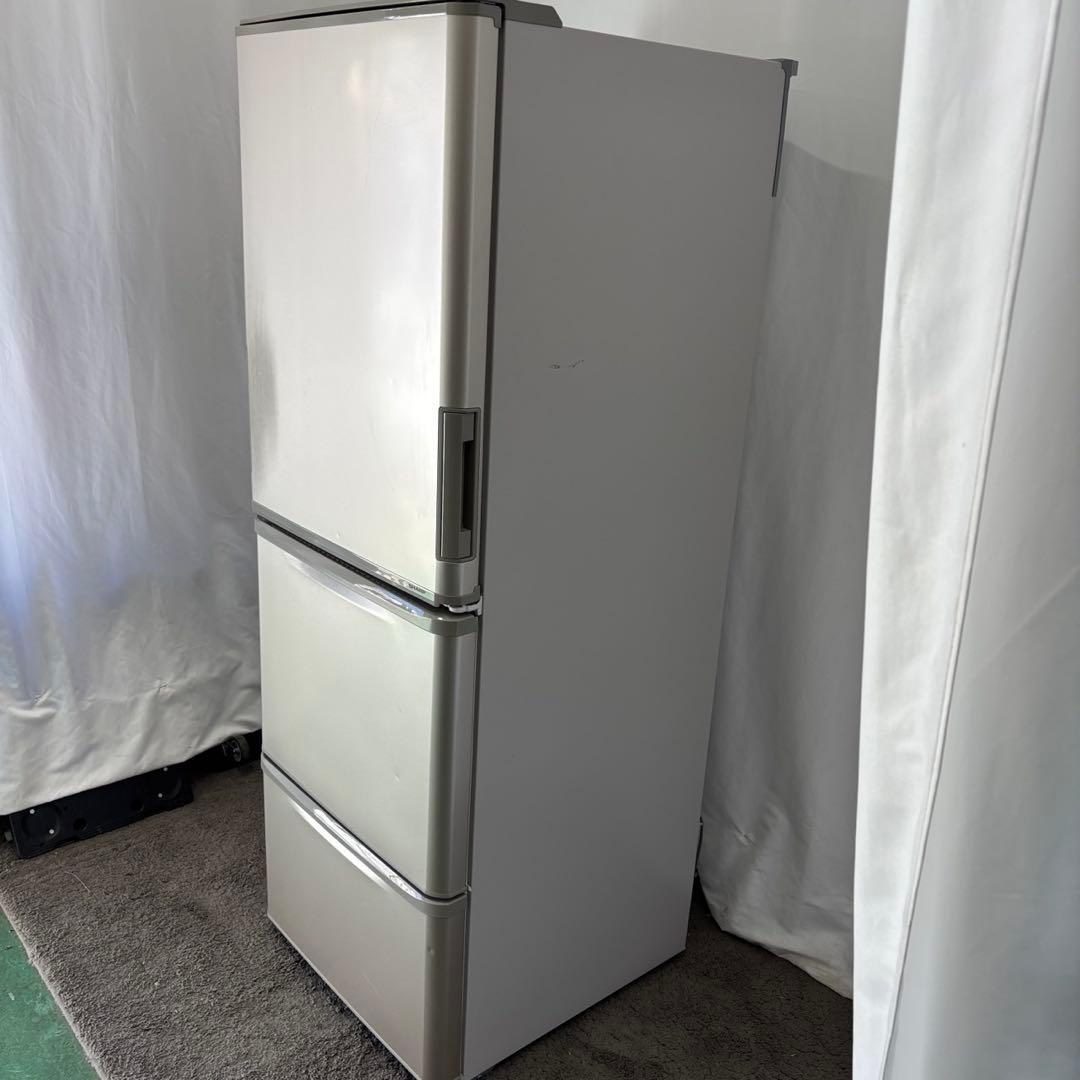 858　SHARP　冷蔵庫　大型　300-400ℓ　両開き　中古　安い　設置無料