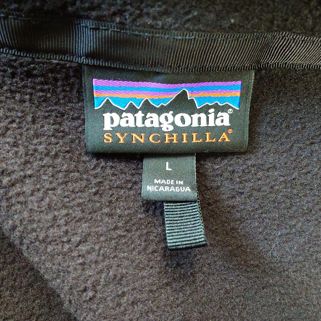 Patagonia　パタゴニア　シンチラフリースベスト　ブラック　Lサイズ 美品