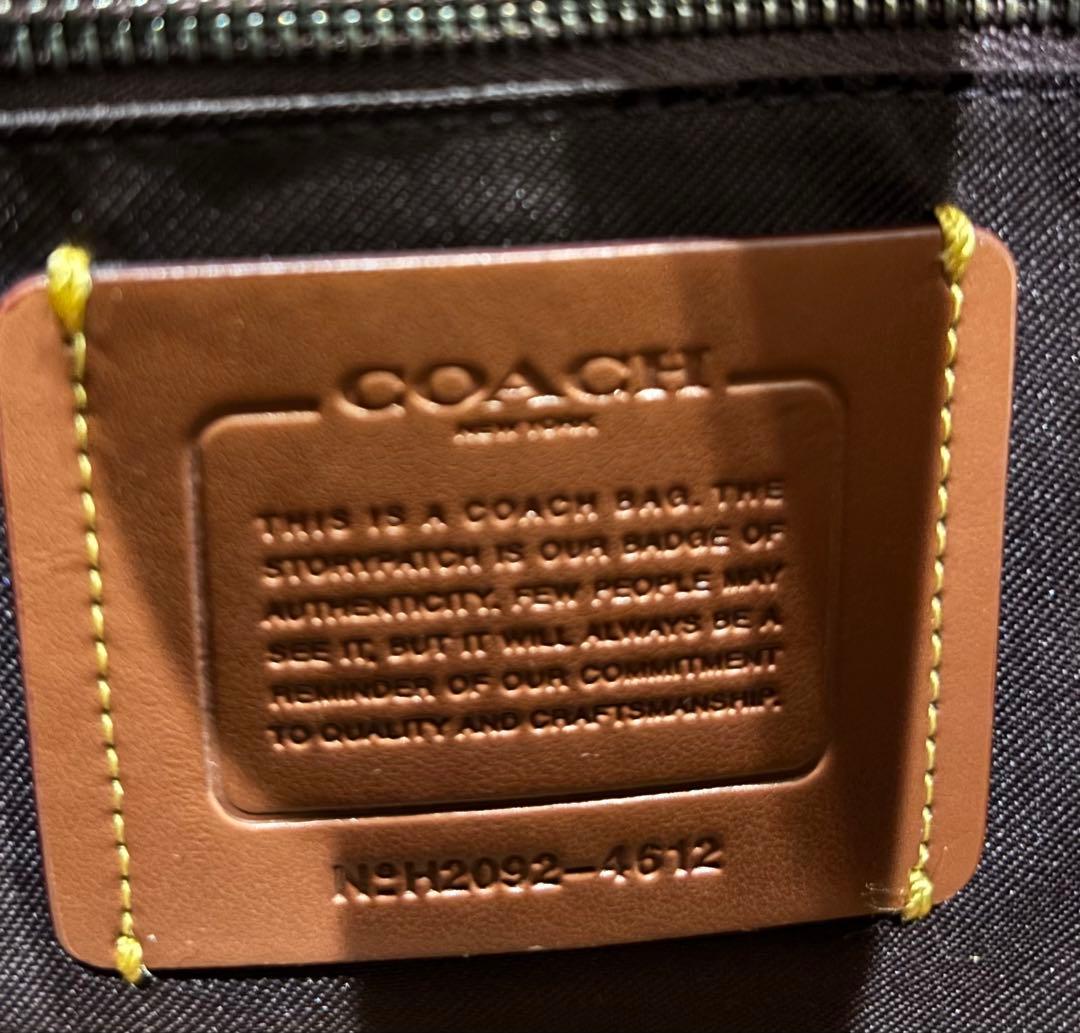 ★*★様 COACH・ブラウン・レザーハンドバッグ・ブティックライン・ハンドバッ