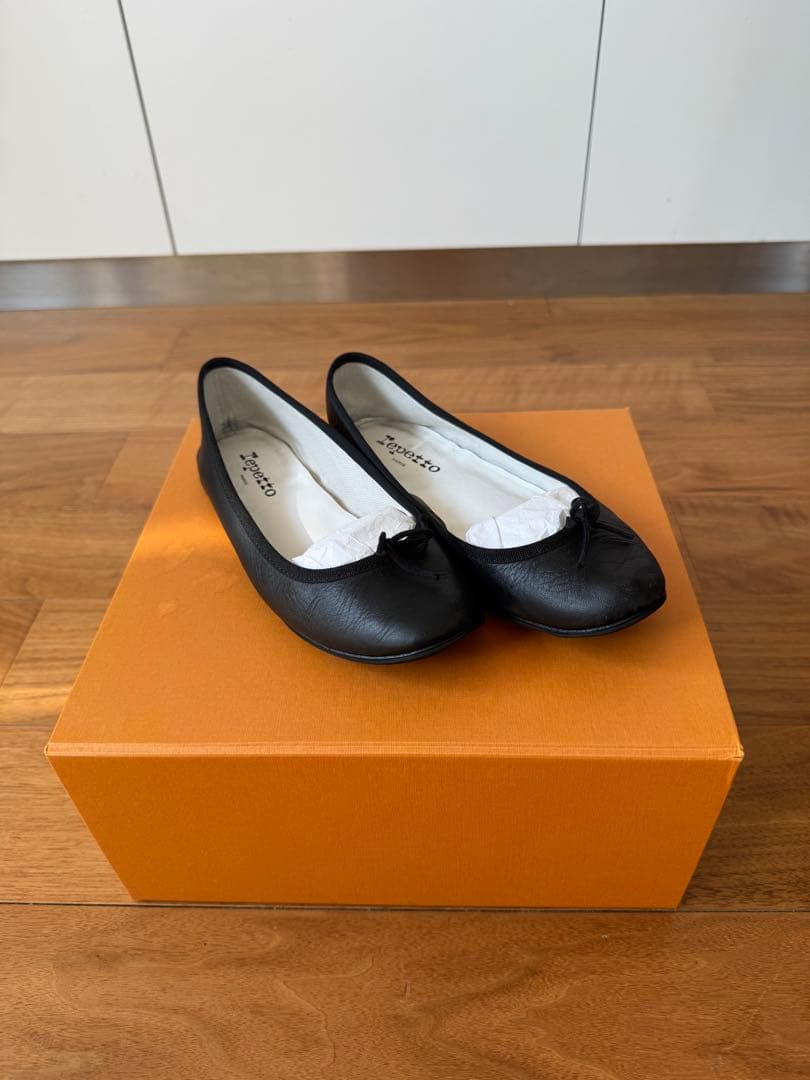 Repetto レペットブラック 38 バレエシューズ