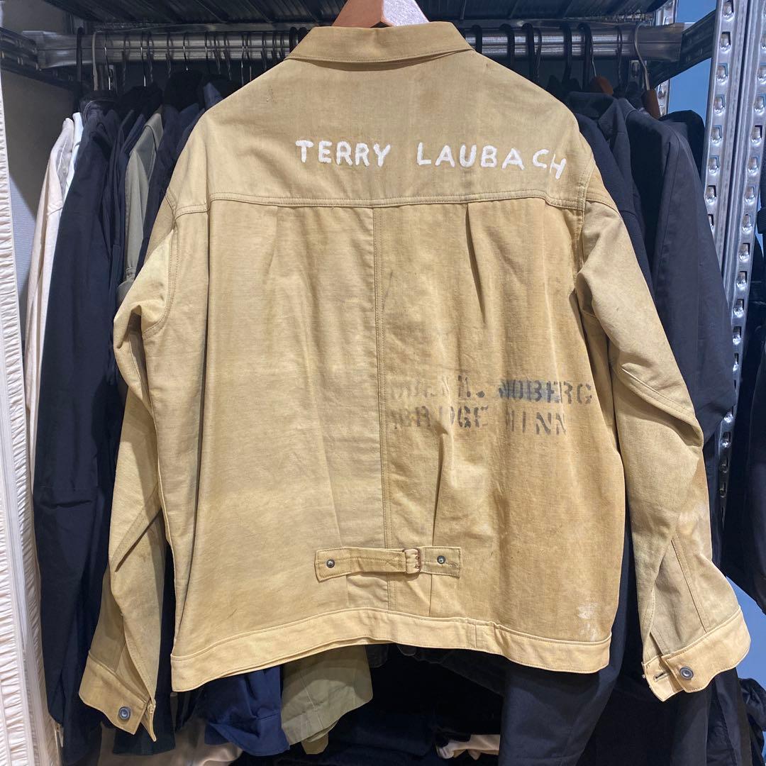 1st ジージャン　トラックジャケット　40s' 本物　ランドリーバックリメイク