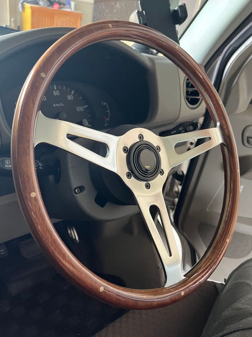 ウッドステアリング【36.5Φ】ヴィンテージ