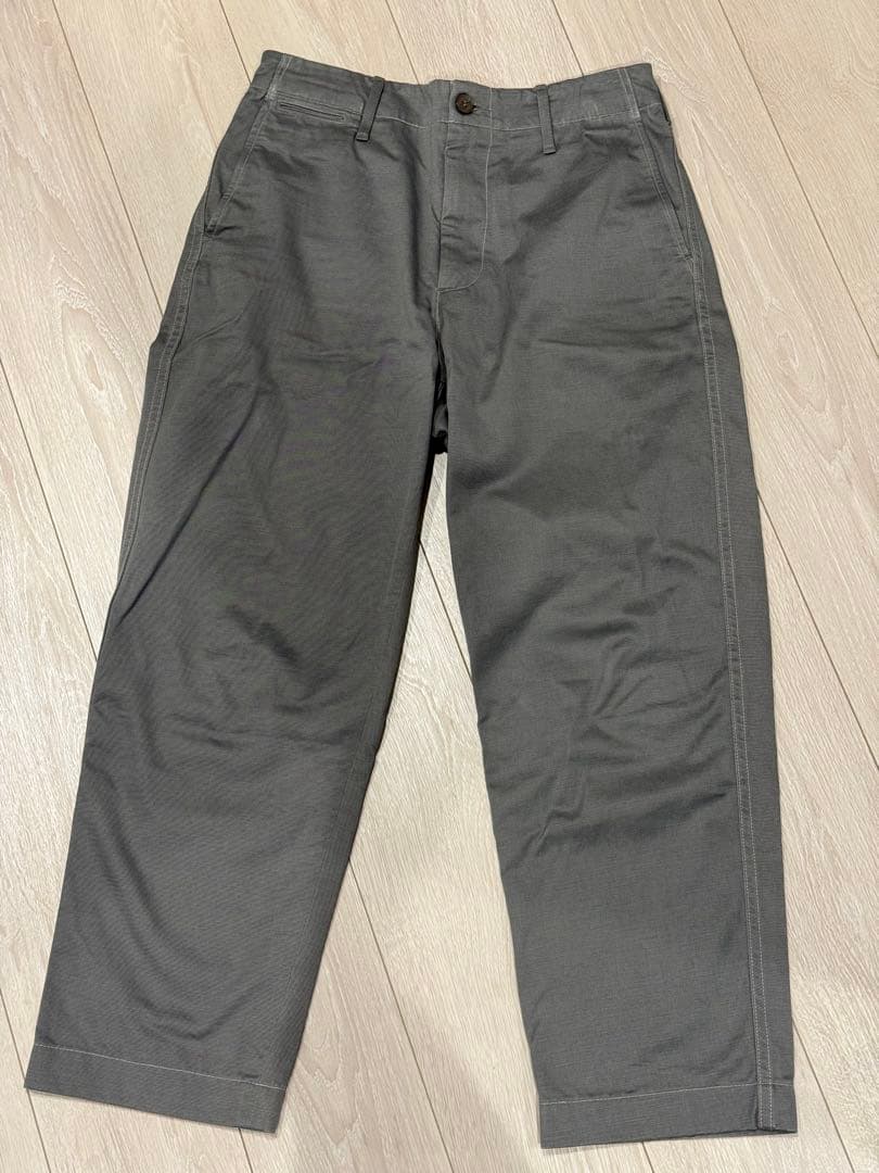 茜様auralee WASHED FINX LIGHT CHINO PANTS