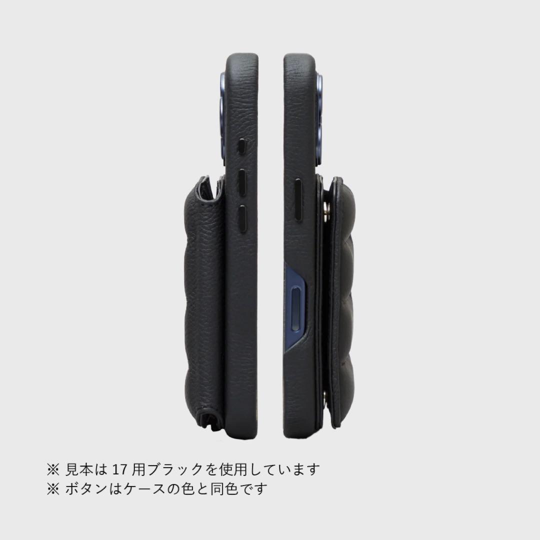 DEMIU デミュウ iPhone スマホケース 17pro サイズ ブラック黒