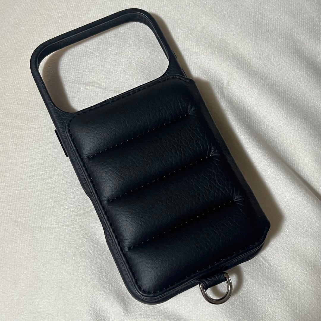 DEMIU デミュウ iPhone スマホケース 17pro サイズ ブラック黒