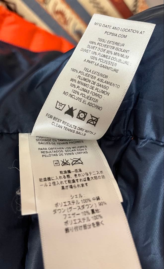 パタゴニア FA17 ダウン セーター ジャケット オレンジ モンベル