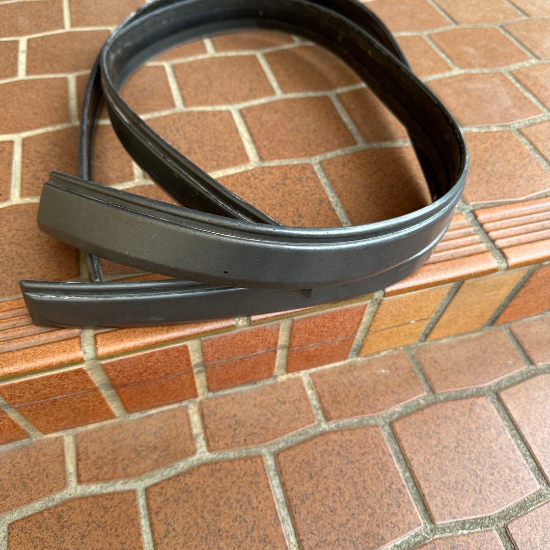 AE86 サイドモール 1台分 純正黒銀カラー