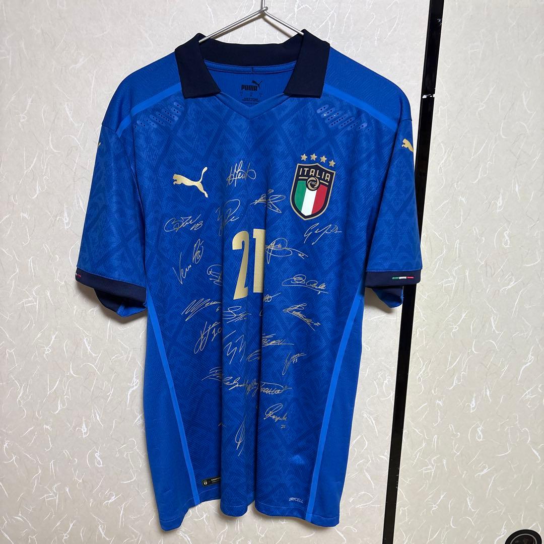 よ*よ様 サッカーユニフォーム　イタリア代表　EURO優勝記念モデル