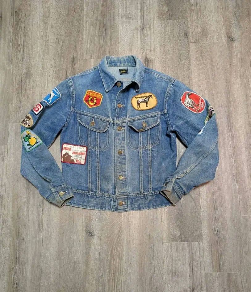 80S【唯一無二！フルデコ仕様】Leeリー 101-J デニムジャケット