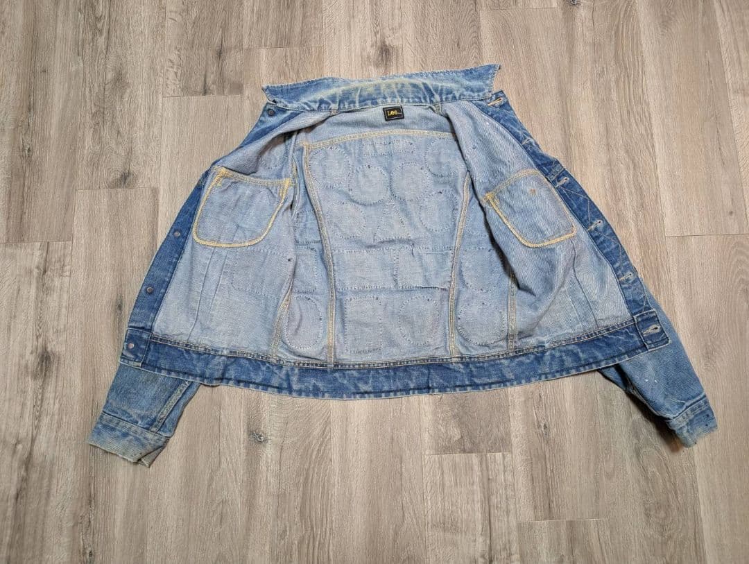 80S【唯一無二！フルデコ仕様】Leeリー 101-J デニムジャケット