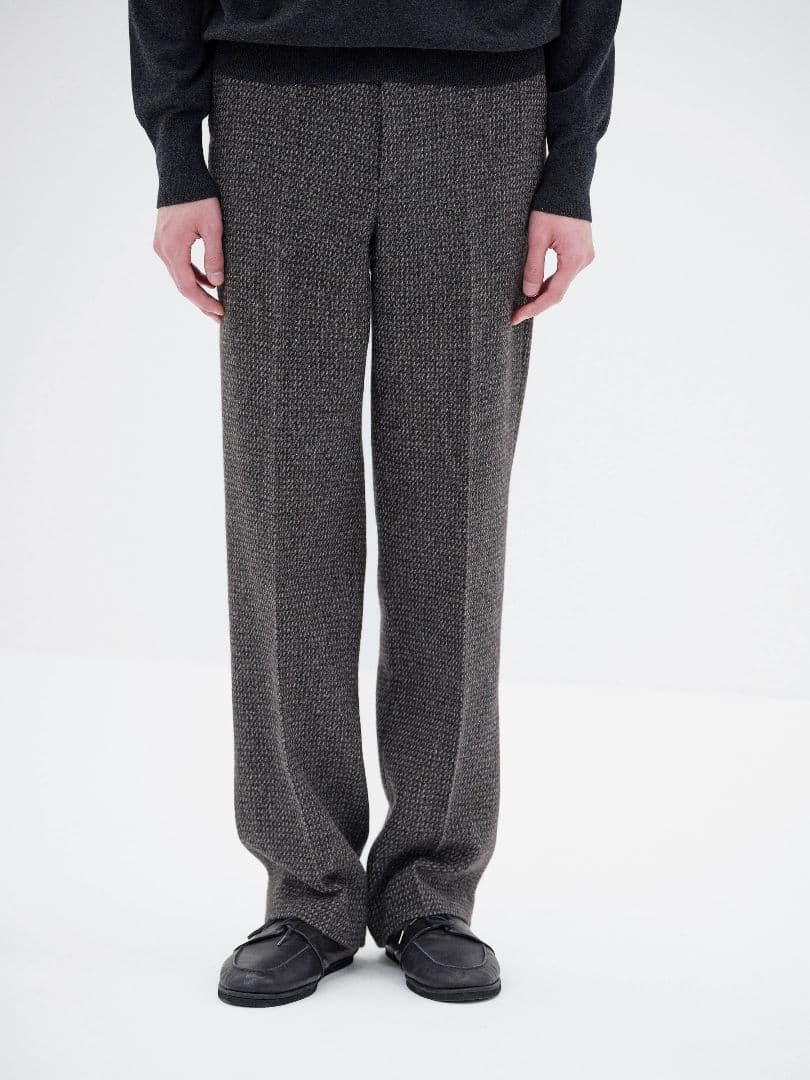 あ*ん様 ALPACA WOOL SILK TWEED SLACKS 4