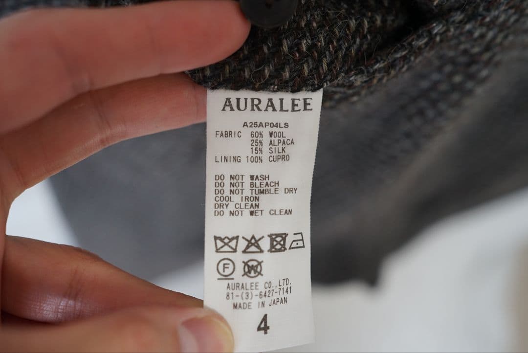 あ*ん様 ALPACA WOOL SILK TWEED SLACKS 4