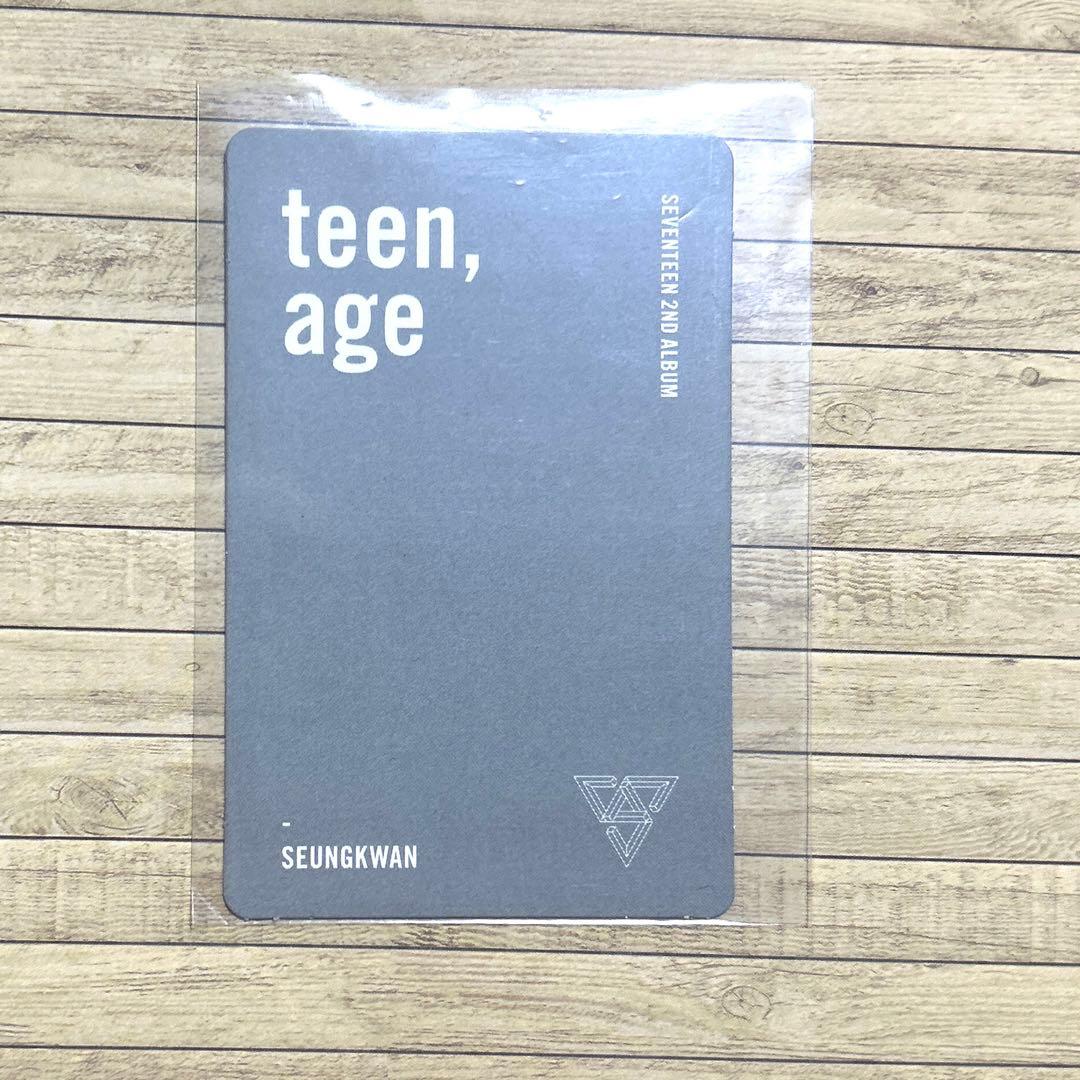 SEVENTEEN スングァン トレカ teen age