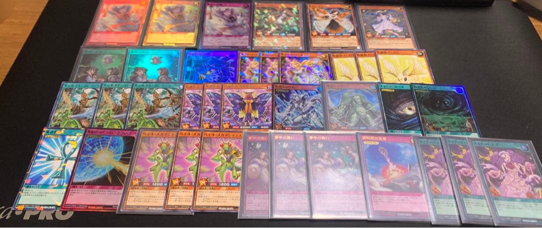 ラッシュデュエル　夢中　デッキ　調整パーツ+スリーブ付き