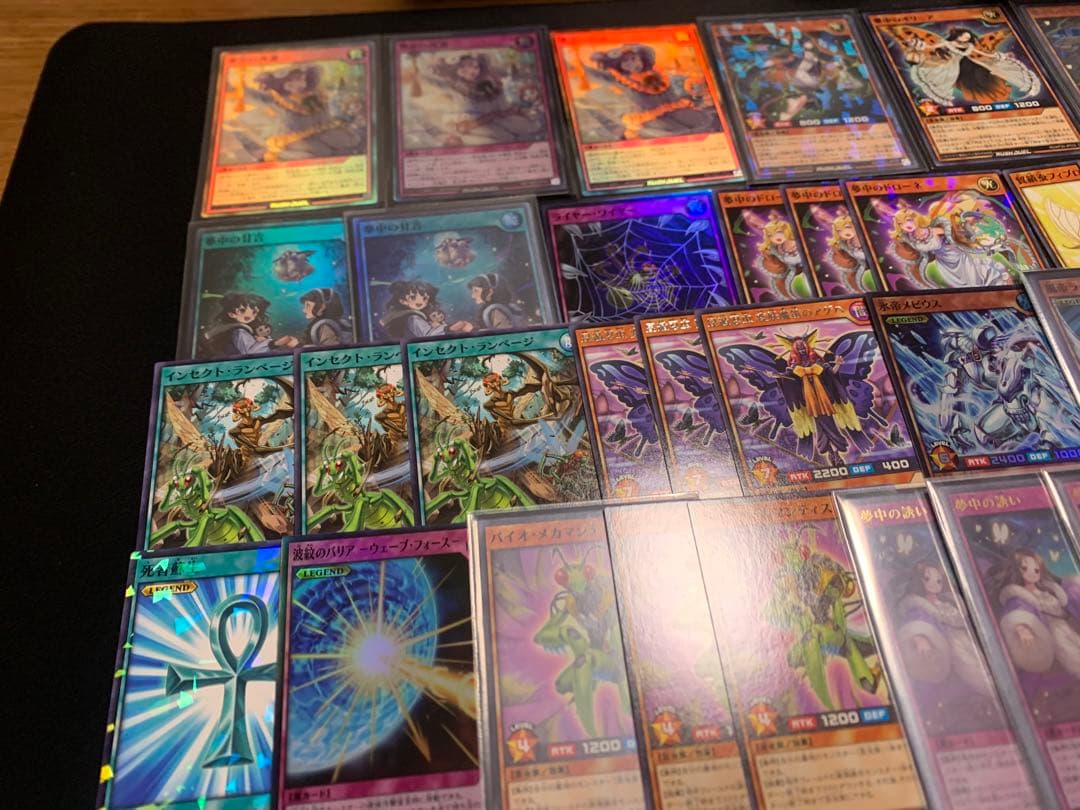 ラッシュデュエル　夢中　デッキ　調整パーツ+スリーブ付き