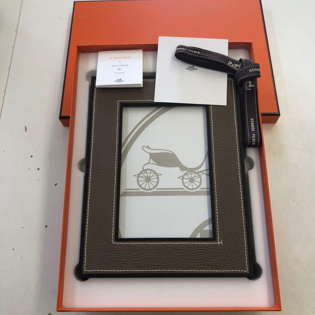 新品同様 HERMES プレイヤード フォトフレームPM